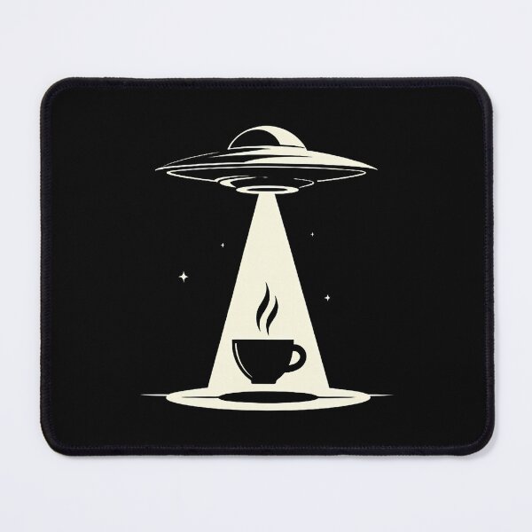 Item preview, Ufo Coffee Abduction - Minimalist Vector Art designed and sold by ToriCarylon.