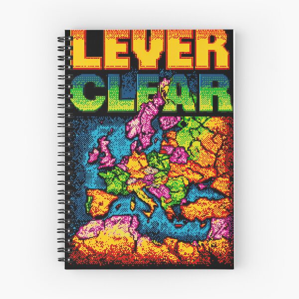 Item preview, Rainbow colored Europe map with level clear text designed and sold by Piotrek0001.