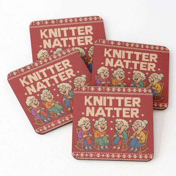Item preview, Knitter Natter designed and sold by halibutgoatramb.