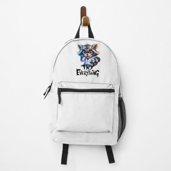Item preview, Raccoon Scientist - Try Everything, Genius Mind designed and sold by SolaoLab.