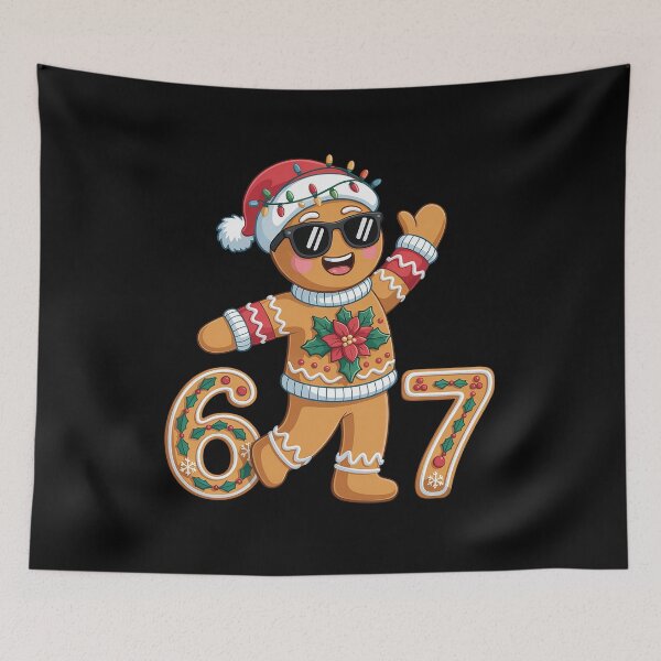 Item preview, Gingerbread Six Seven 67 Ice Cream Drip Christmas designed and sold by DianaStantzo.