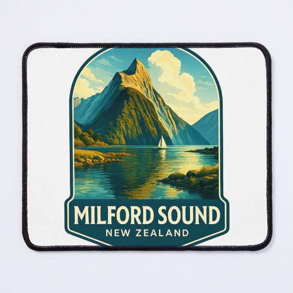 Item preview, Majestic Milford Sound in Fiordland, New Zealand designed and sold by StampMyPassport.