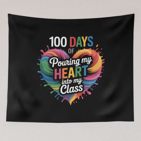 Item preview, 100 Days of School Art Teacher designed and sold by KarstenNoanra.