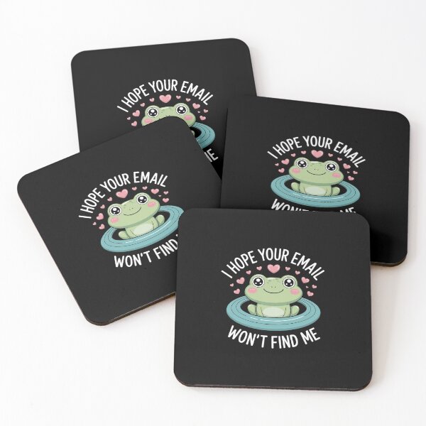 Item preview, I Hope Your Email Won't Find Me Frog designed and sold by CultureSpec.