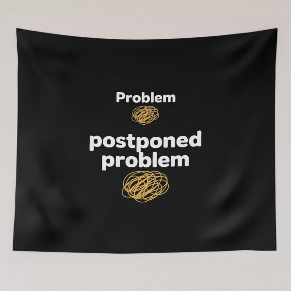 Item preview, I Identify as a Problem Postponed Problem Procrastionation designed and sold by CultureSpec.