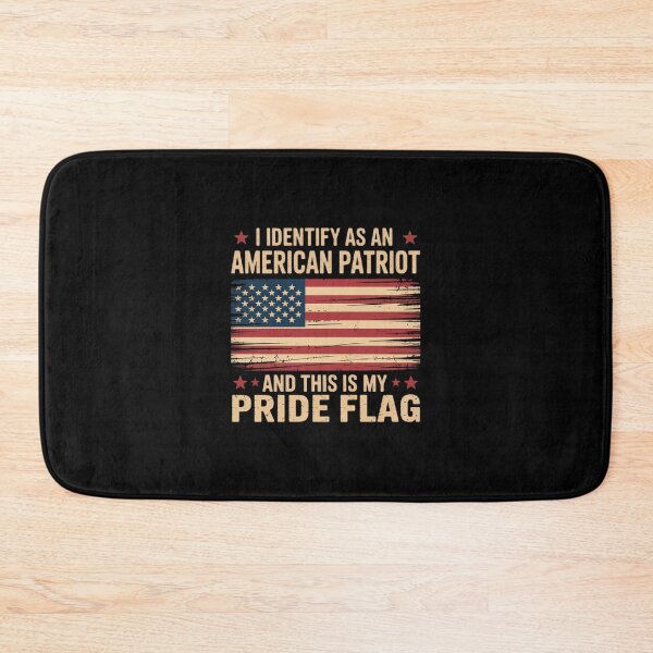 Item preview, I Identify As an American Patriot and This is My Pride Flag designed and sold by CultureSpec.