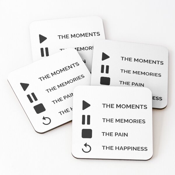 Item preview, Buttons of Life — Minimal Attitude Quote designed and sold by KaBaRen.