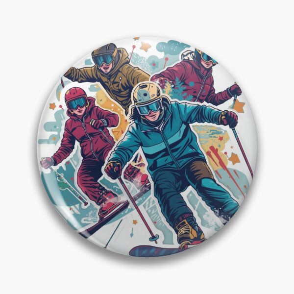 Item preview, Winter Sports Games Arena Competition Sticker designed and sold by colorleafz.