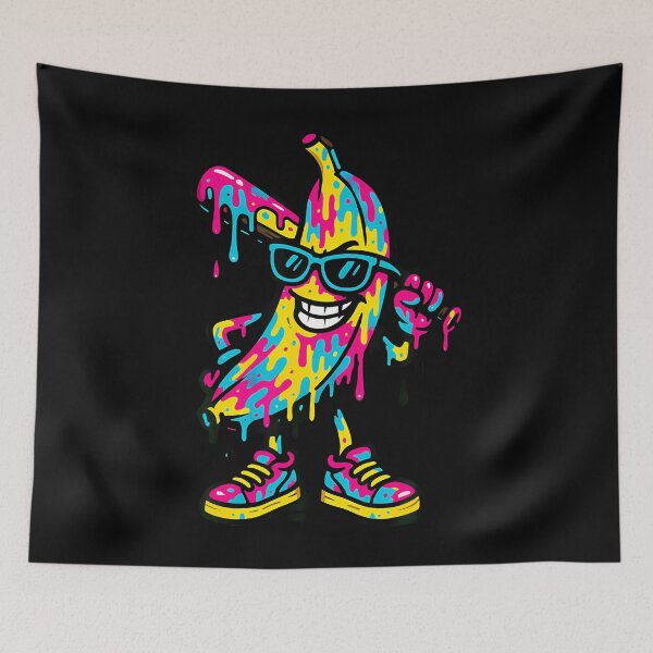 Item preview, Banana Funny Baseball Drip Mascot Cool designed and sold by GeorgeneCharlo.