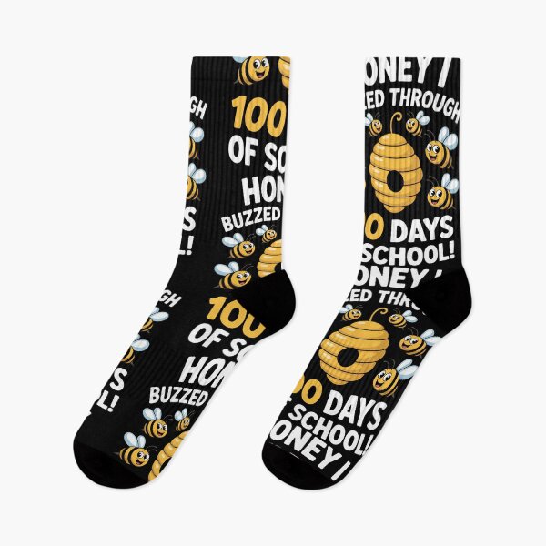 Item preview, 100 Days Of School Bees Cute Teacher designed and sold by KarstenNoanra.