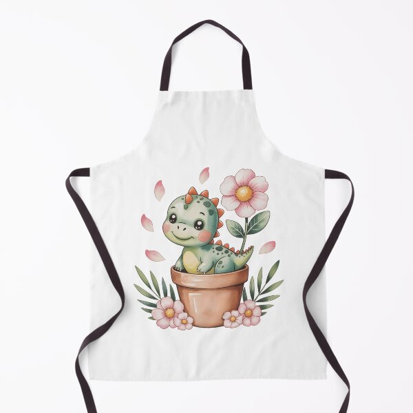 Item preview, Cute Dino in Flower Pot designed and sold by naragon4289.