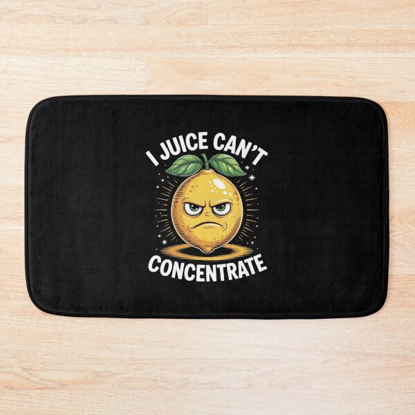 Item preview, I Juice Cant Concentrate Angry Lemon Funny Pun designed and sold by CultureSpec.