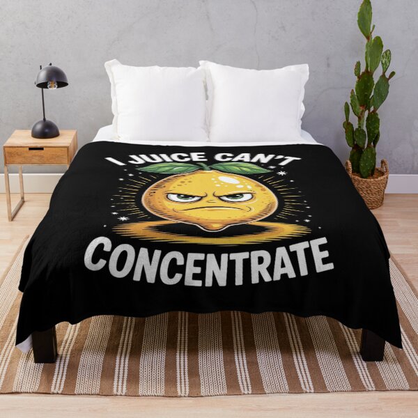 Item preview, I Juice Cant Concentrate Angry Lemon Funny Pun designed and sold by CultureSpec.