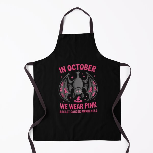 Item preview, We Wear Pink in October Breast Cancer Bat Women Halloween designed and sold by HollyBellArtSte.
