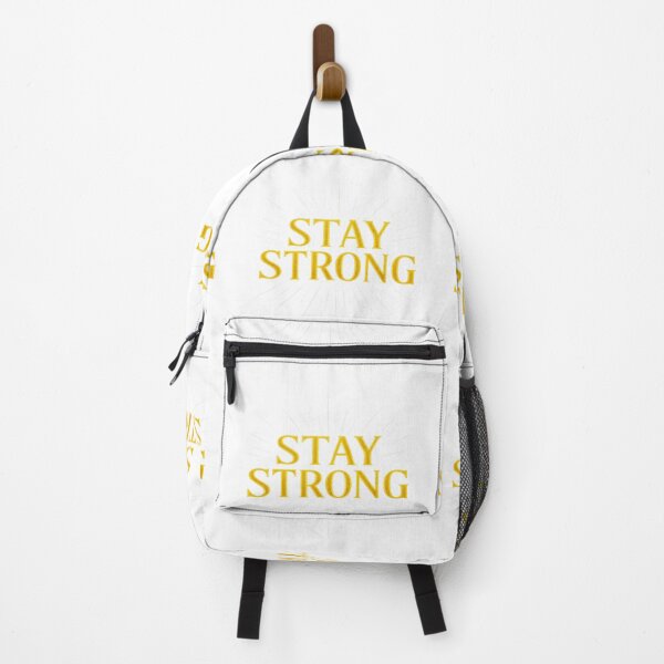 Item preview, Stay Strong Motivational Neon Glow Typography designed and sold by HiteshArt111.