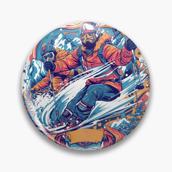 Item preview, Winter Sports Games Arena Competition Sticker designed and sold by colorleafz.