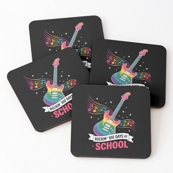 Item preview, 100 Days of School Guitar Student Music Teacher designed and sold by KarstenNoanra.