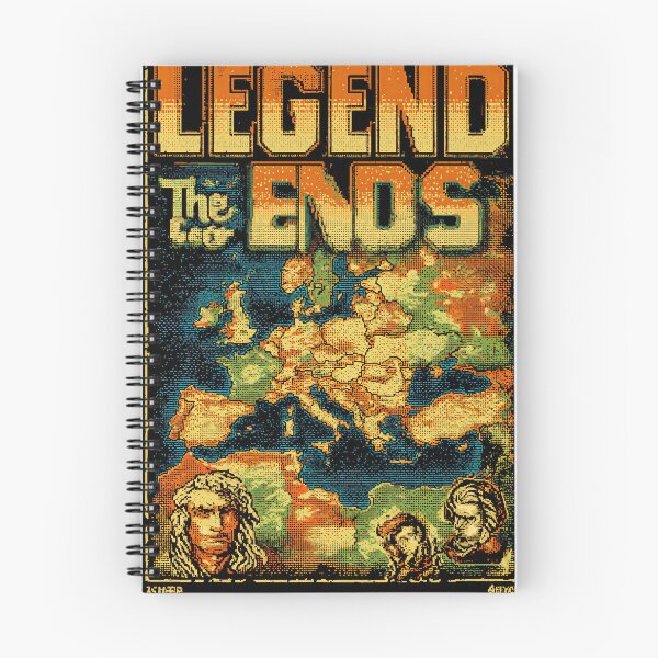 Item preview, Gritty pixel art map title the legend ends designed and sold by Piotrek0001.