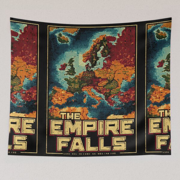 Item preview, Vintage style pixel map text the empire falls designed and sold by Piotrek0001.