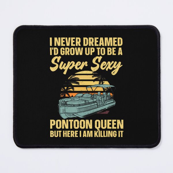 Item preview, Funny Pontoon Queen Art For Women Girls Lake Pontoon Boat designed and sold by ToriCarylon.