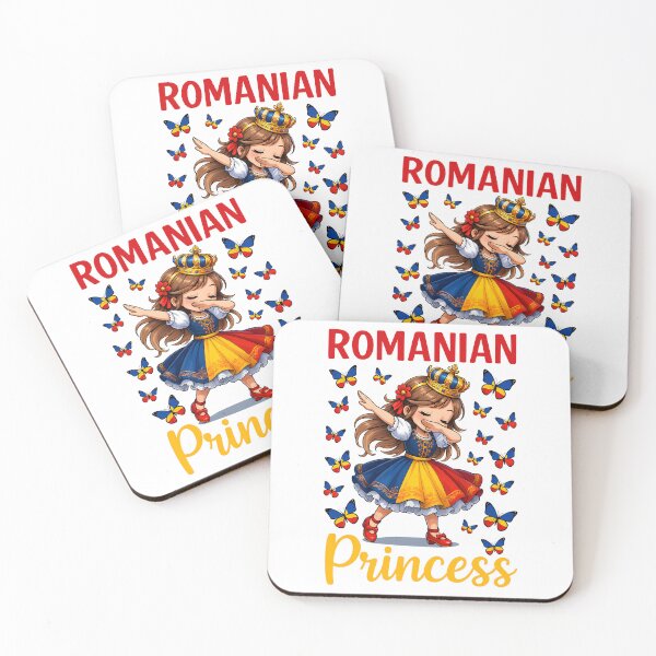Item preview, Romanian Princess Cute Girl Dabbing with Crown for Girls designed and sold by NUMAcreations.