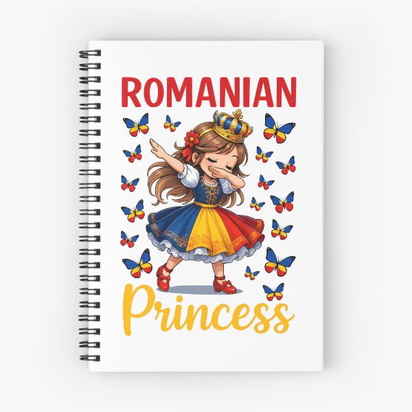 Item preview, Romanian Princess Cute Girl Dabbing with Crown for Girls designed and sold by NUMAcreations.
