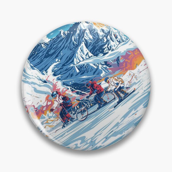 Item preview, Winter Sports Games Arena Competition Sticker designed and sold by colorleafz.