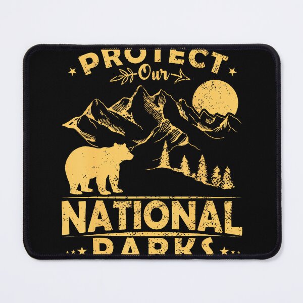 Item preview, Protect Our National Parks Camping Hiking designed and sold by MindyMarianela.