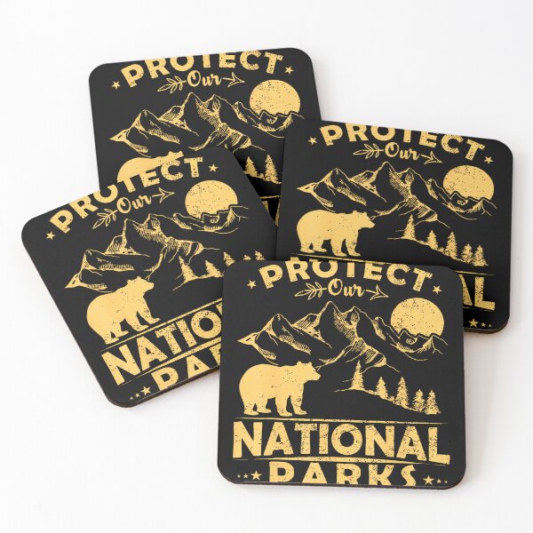 Item preview, Protect Our National Parks Camping Hiking designed and sold by MindyMarianela.