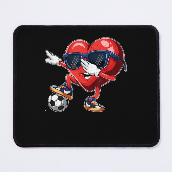 Item preview, Valentine's Day Heart Dabbing Heart Player Soccer Boys Girl designed and sold by LeanneSandra.