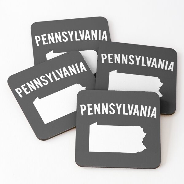 Item preview, Pennsylvania State Pride Map - Keystone State Outline Design designed and sold by mashmosh.