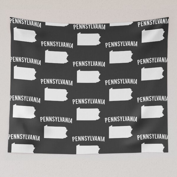 Item preview, Pennsylvania State Pride Map - Keystone State Outline Design designed and sold by mashmosh.