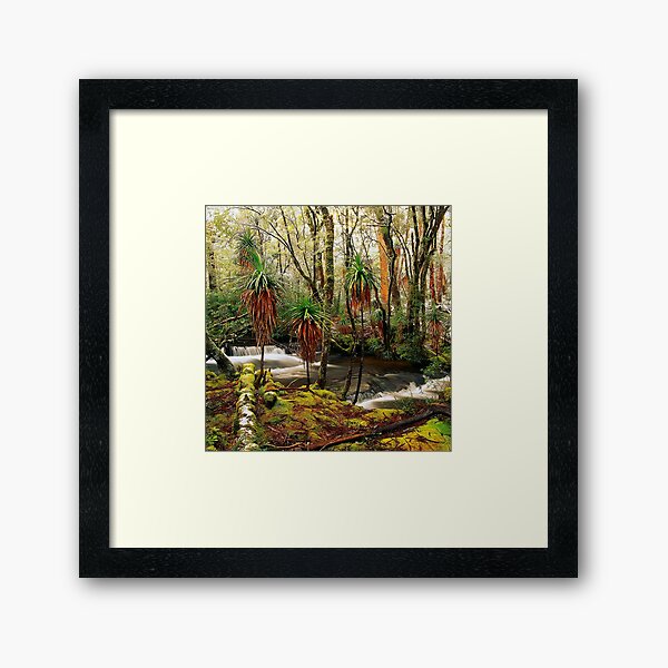 Winter in Pine Valley Framed Art Print