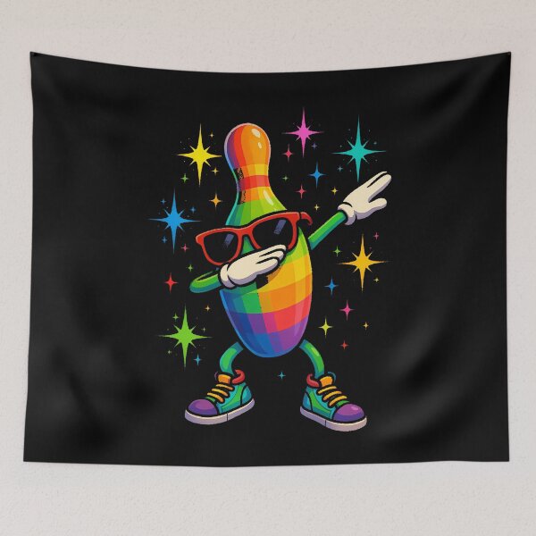 Item preview, Bowling Pin Dab Pose Humorous Funny Sports Dance Girls Boys designed and sold by TaraLiliana.