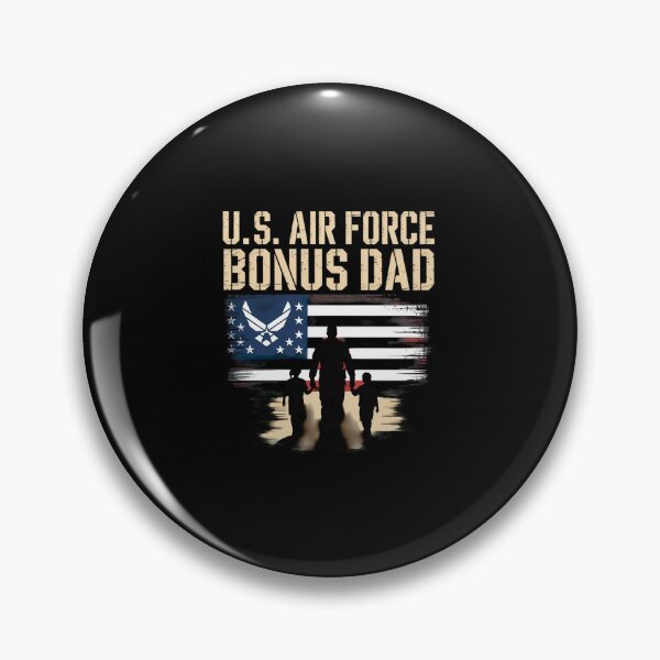 Item preview, USA American Flag Proud To Be An Air Force Bonus Dad Women Men designed and sold by IhanVaanMaArt.