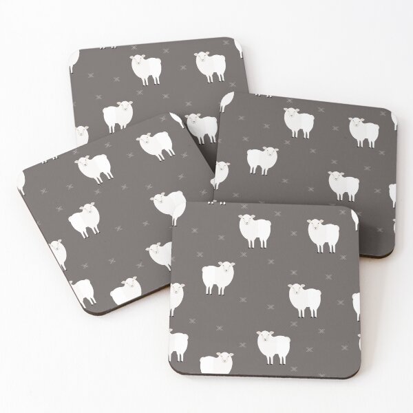 Item preview, Sheep on grey designed and sold by reneesillus.