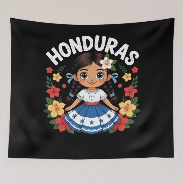Item preview, Honduran Girl Culture Pride for Girls Kids designed and sold by NUMAcreations.