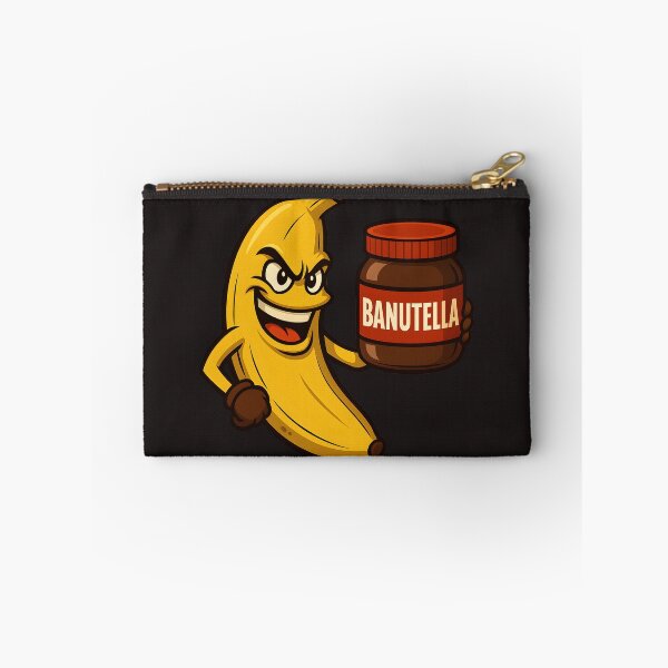 Item preview, Banutella Banana – Funny Chocolate Spread Cartoon Character designed and sold by WinkWild.