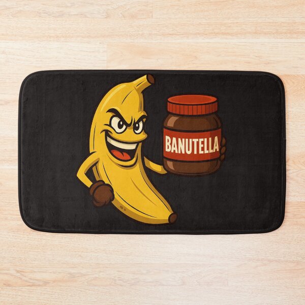 Item preview, Banutella Banana – Funny Chocolate Spread Cartoon Character designed and sold by WinkWild.