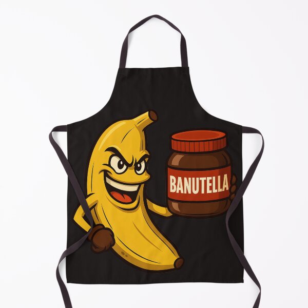 Item preview, Banutella Banana – Funny Chocolate Spread Cartoon Character designed and sold by WinkWild.