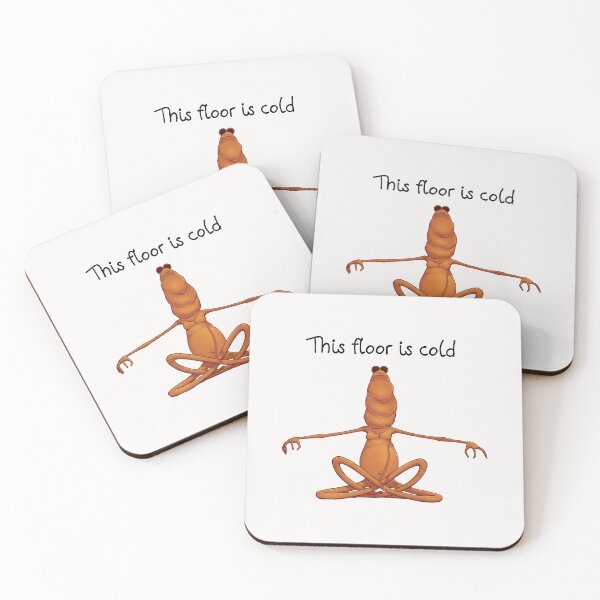 Item preview, Marcus The Worm Funny Meme Marcus The Worm This Floor Is Cold designed and sold by WhitneyRussel.
