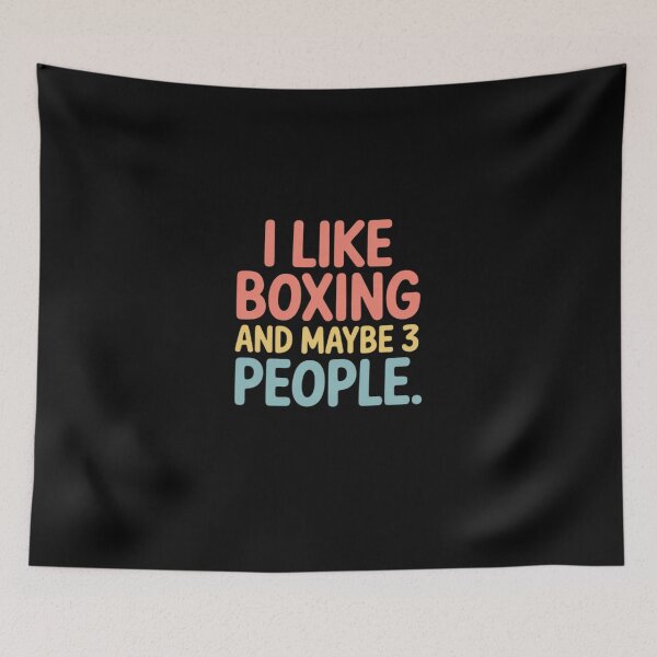 Item preview, I Like Boxing and Maybe 3 People  designed and sold by CultureSpec.