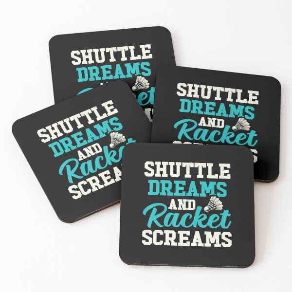 Item preview, Shuttle Dreams And Racket Screams Funny Badminton Player designed and sold by AdellBridgett.