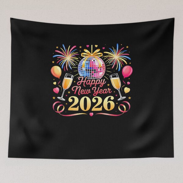 Item preview, Happy New Year 2026 New Years Eve Party Countdown Fireworks designed and sold by DawnPatricia.