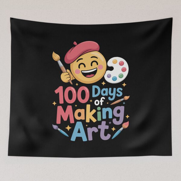 Item preview, Art Teacher 100th Days School Cute designed and sold by KarstenNoanra.