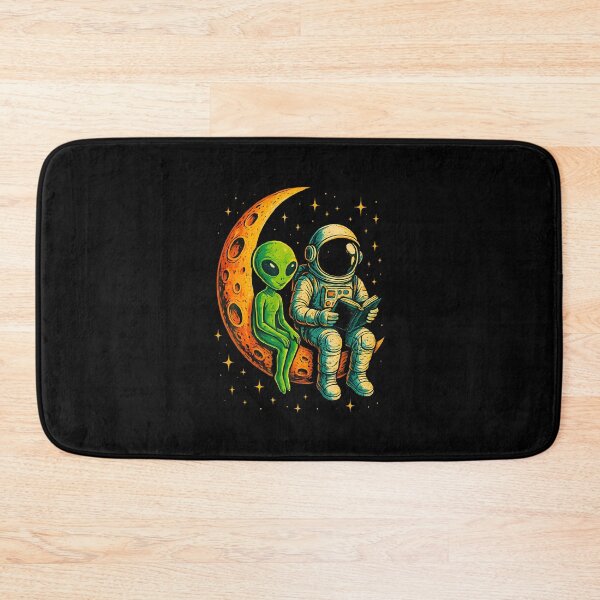 Item preview, Astronaut Reading Book To Alien Moon Space designed and sold by AdellBridgett.