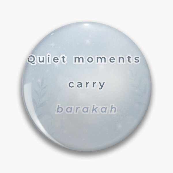 Item preview, Quiet Moments Carry Barakah – Soft Islamic Minimal Quote Art designed and sold by BlessedStudio31.