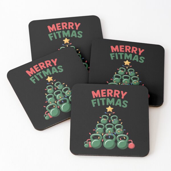 Item preview, Merry Fitmas Kettlebell Christmas Tree designed and sold by Prints-by-Olaf.