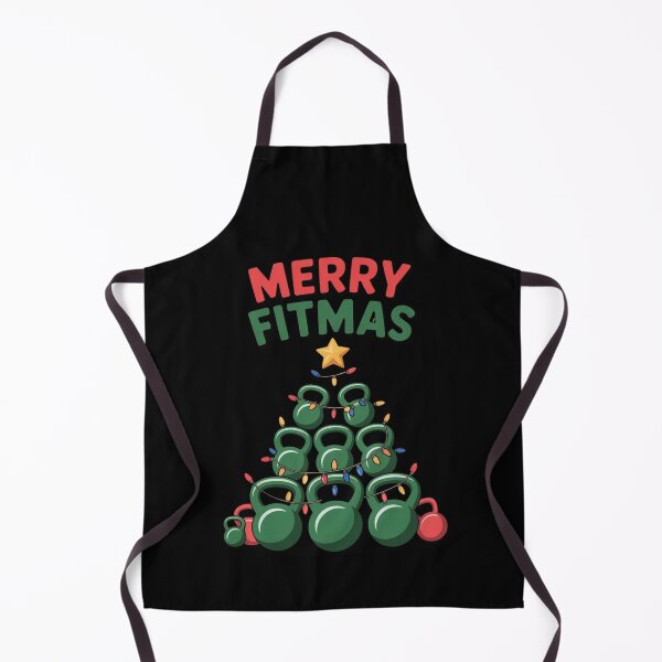 Item preview, Merry Fitmas Kettlebell Christmas Tree designed and sold by Prints-by-Olaf.