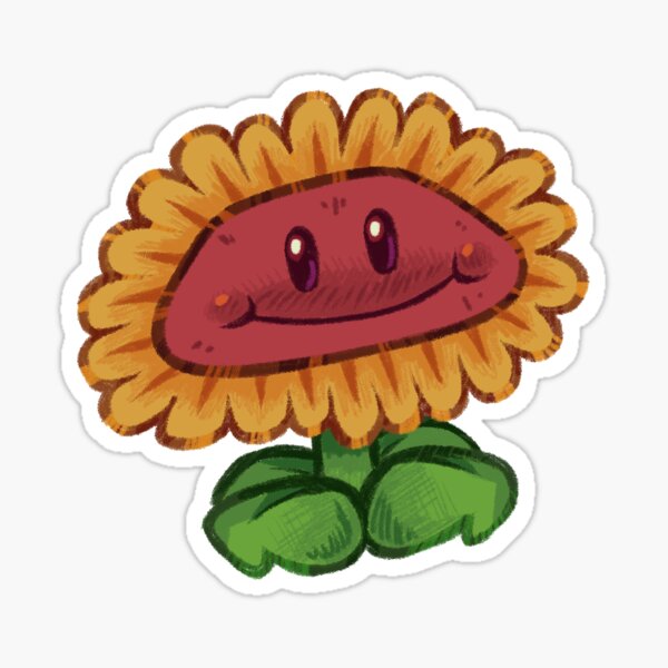 PvZ1 Sunflower Sticker